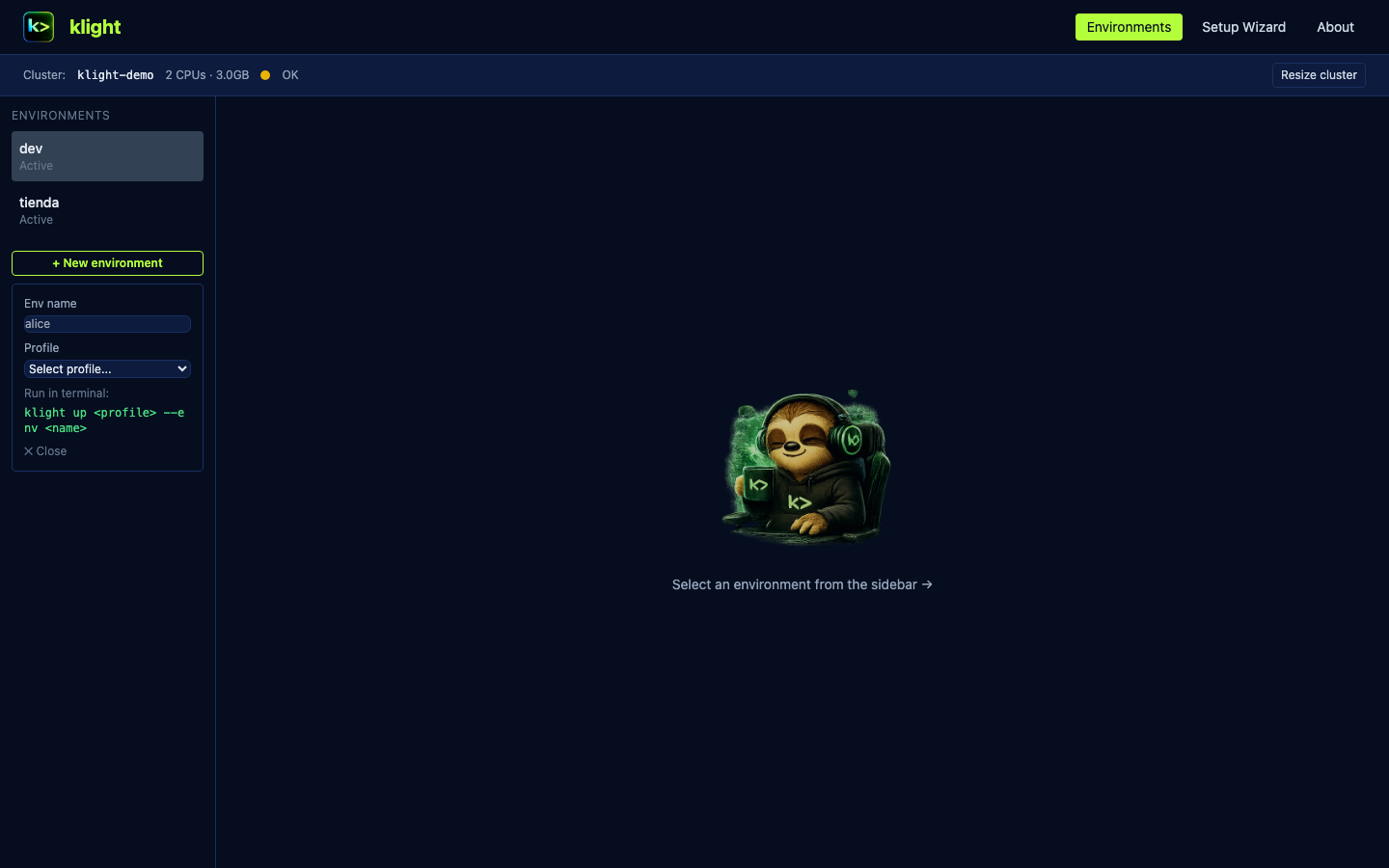 Sizing banner warning before deploy